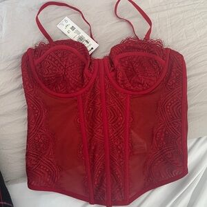 NWT Garage bustier top size XS